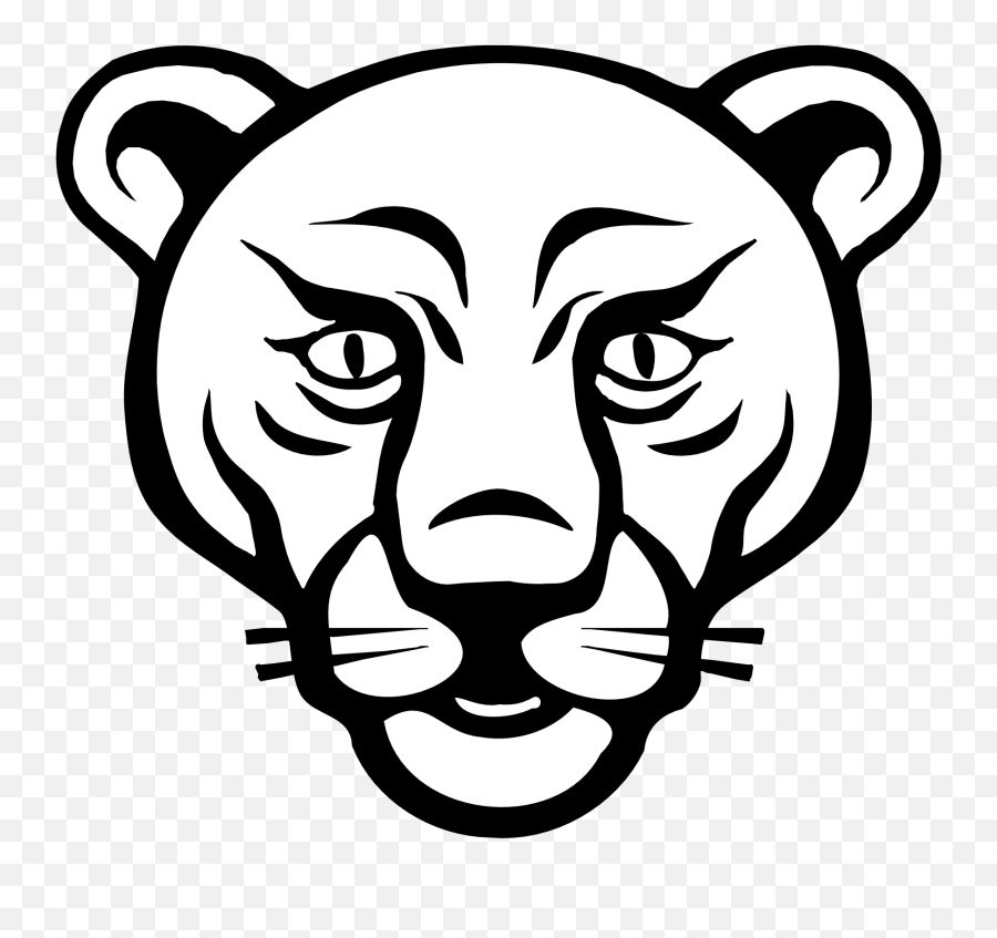 Drawing Lions Face Picture - Panther Face Clip Art Emoji,Lion Face Emoji