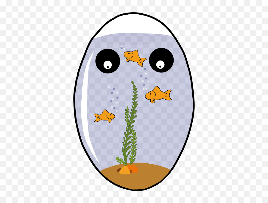 Egg Shaped Aquarium Vector Image - Clip Art Emoji,Fish Emoji
