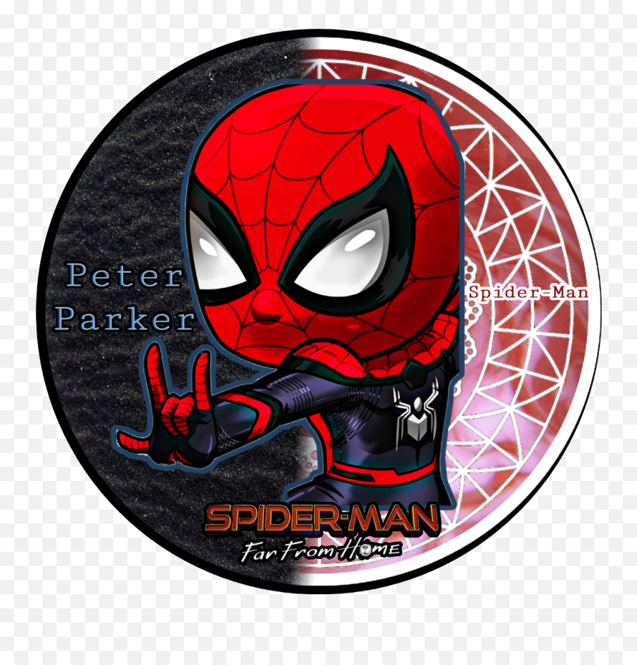Spiderman Far From Home Red And Black Icon Sticker Ar Emoji,Spiderman Emoji