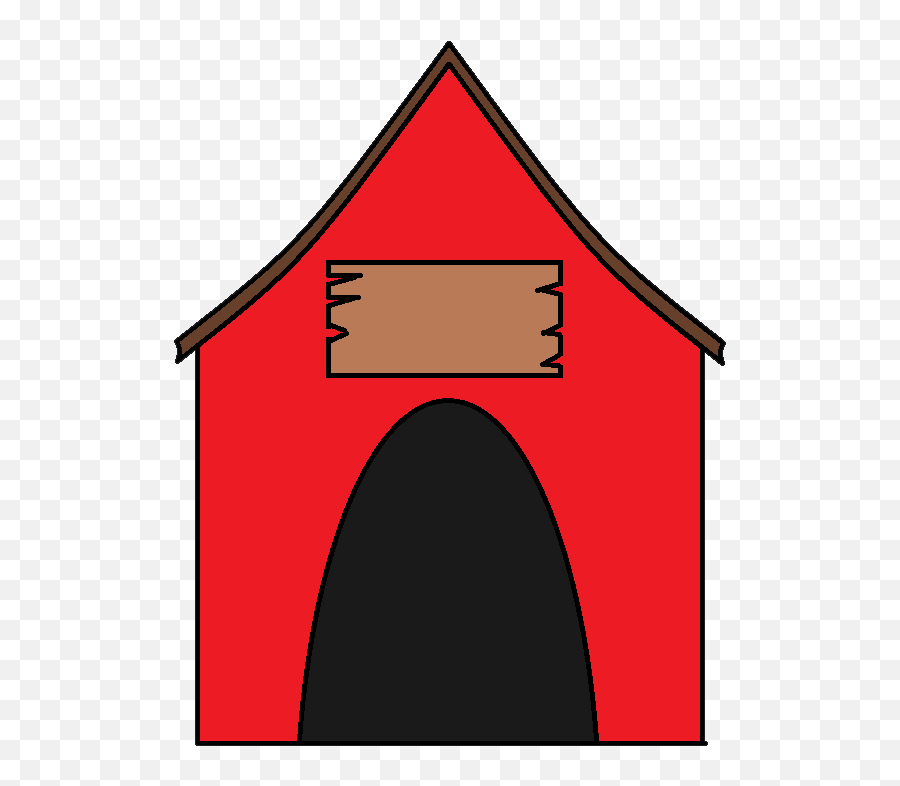 Dog House Sign Clipart - Red Dog House Clipart Emoji,Dog House Emoji