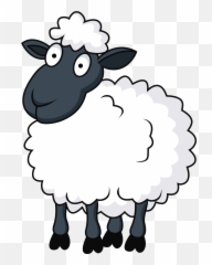 Sheep Cartoon Clip Art - Transparent Sheep Clipart Emoji,Lamb Emoji