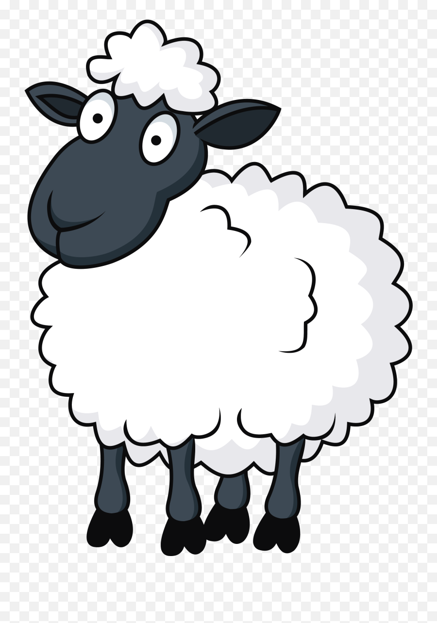 Sheep Cartoon Clip Art - Transparent Sheep Clipart Emoji,Lamb Emoji