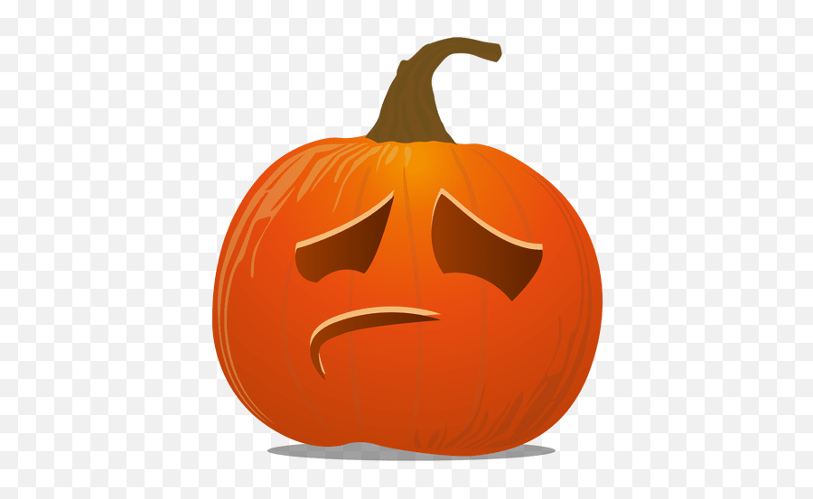 Sad Pumpkin Emoticon - Sad Little Pumpkin Emoji,Lion Emoji