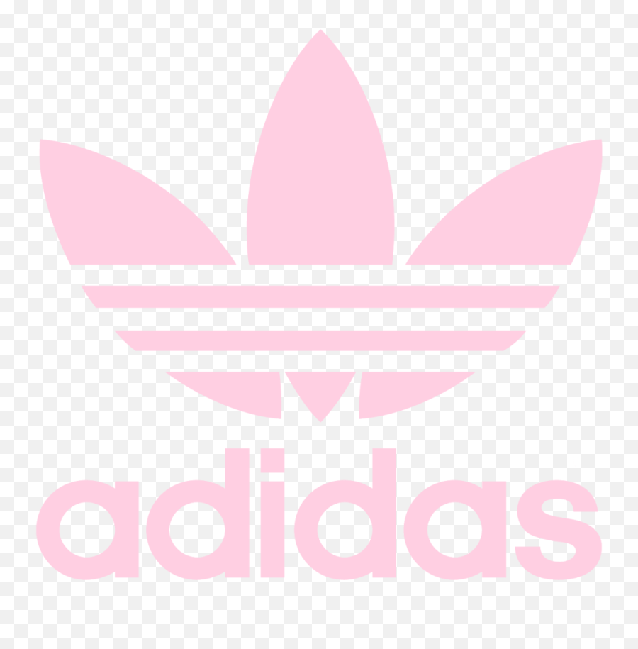 Pink Pinkaesthetic Aesthetic Logo Adi - Adidas Originals Emoji,Adidas Emoji