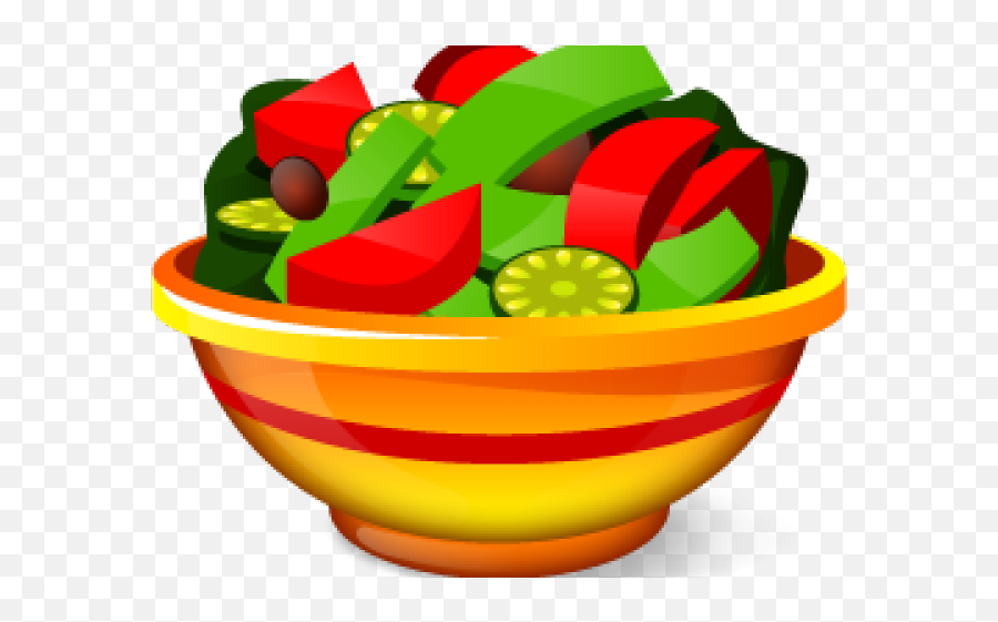 Macaroni Clipart Transparent - Salad Sticker Png Download Salad Icon Bowl Emoji,Hot Tub Emoji