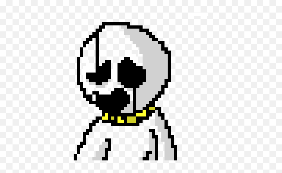 Sorry To Invade Ur Canvas Derp But U Look Like Gaster So I - Pixel Art Emoji,Derp Emoticon