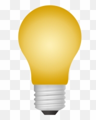 Download LIGHT BULB Free PNG transparent image and clipart - Vector Led Bulb Png Emoji