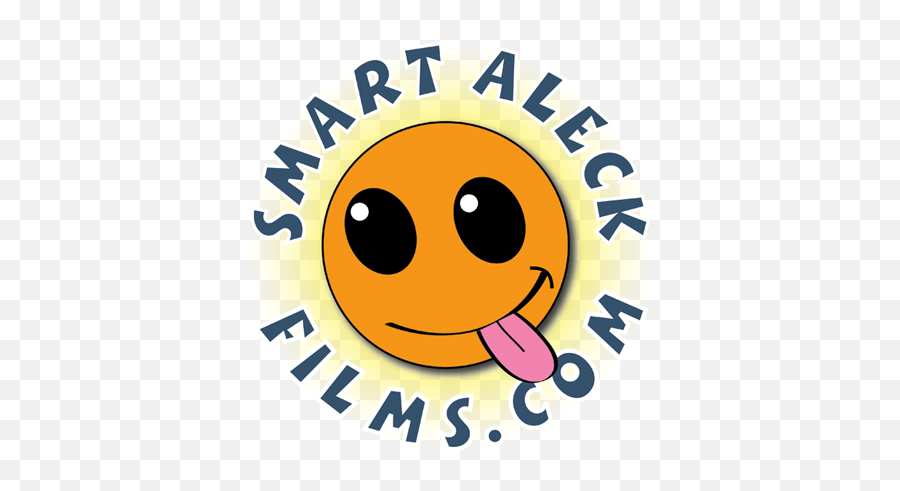 Logo - Smart Aleck Films Video Production Smiley Emoji,Smart Emoticon