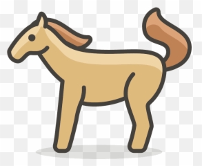 Horse Emoji Clipart - Art