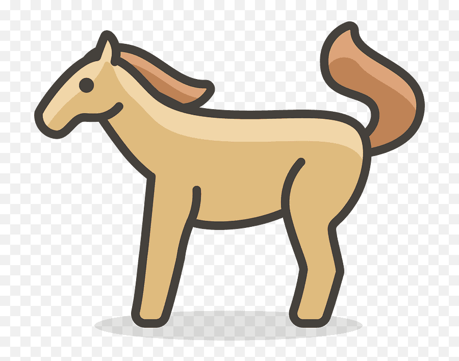 Horse Emoji Clipart - Clip Art,Horse Emoji Android