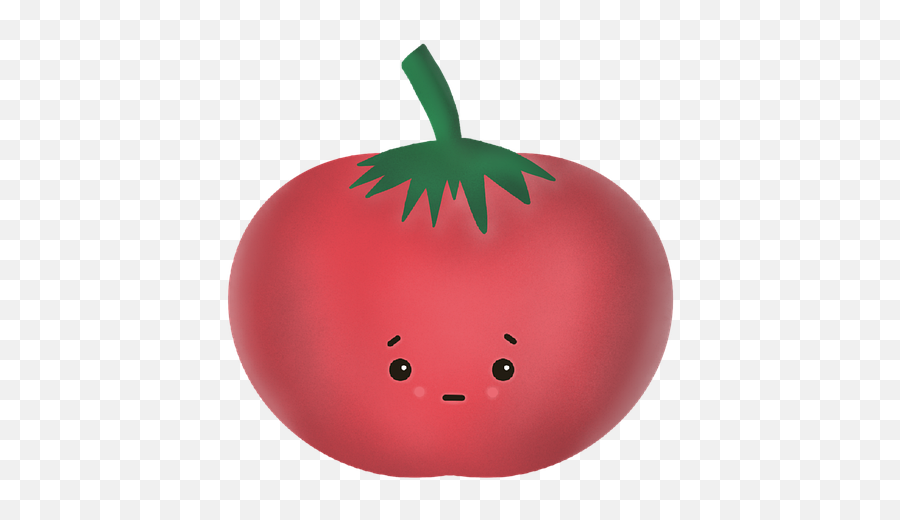 Free Photo Character Emoji Cute Red Tomato Cartoon Vegetable - Dibujo De Un Tomate Lindo,Red Emoji