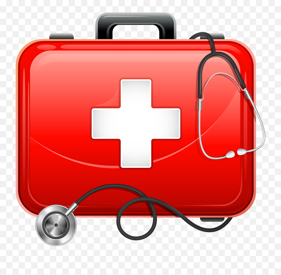 Medical Bag And Stethoscope Png Clipart - Medical Kit Png Emoji,Stethoscope Emoji
