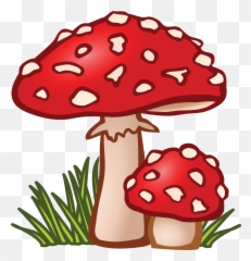 Free Clipart Of Mushrooms - Emoji