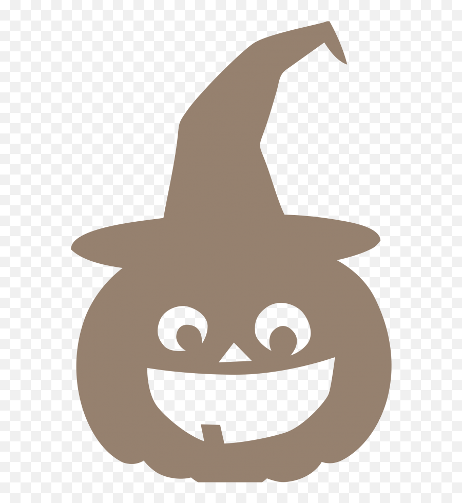 18mm Face Cut Out Pumpkin With Hat 200mm High - Witch Hat Emoji,Pumpkin Emoticon