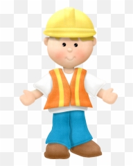 Construction clipart teamwork - Cartoon Worker For Kids Emoji