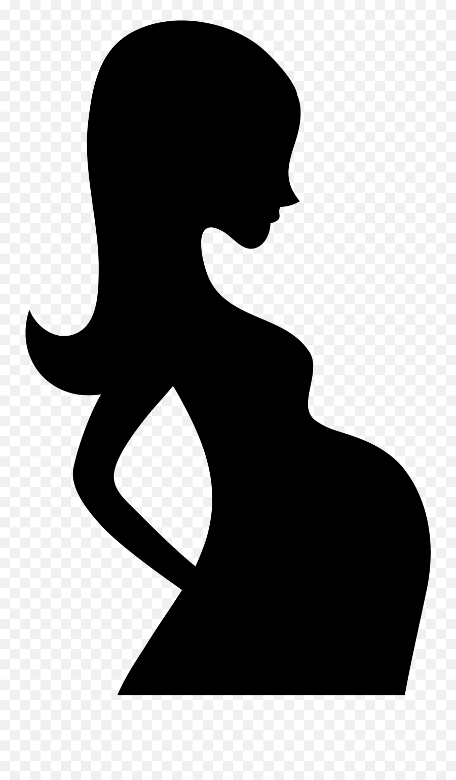 Pregnancy Clip Art - Pregnant Woman Silhouette Png Emoji,Pregnant Emoji