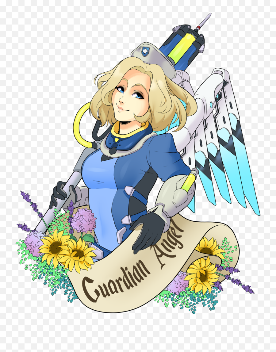 Mercy Mercymain Overwatch Overwatch - Cartoon Emoji,Mercy Emoji