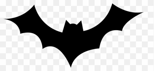 Bat Halloween Autumn October Decoration - Silhouette Bat Clipart Black And White Emoji,Ping Pong Emoji