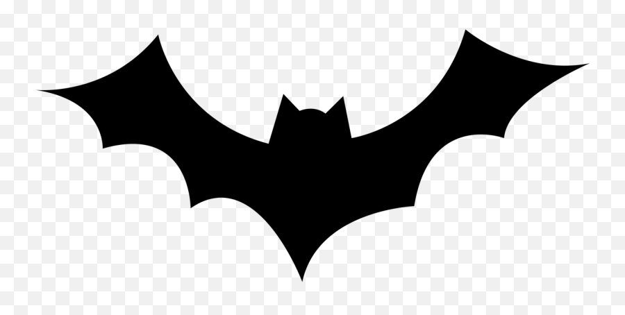 Bat Halloween Autumn October Decoration - Silhouette Bat Clipart Black And White Emoji,Ping Pong Emoji