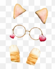 Snapchat Png Download - Filters Transparent With Glasses Emoji
