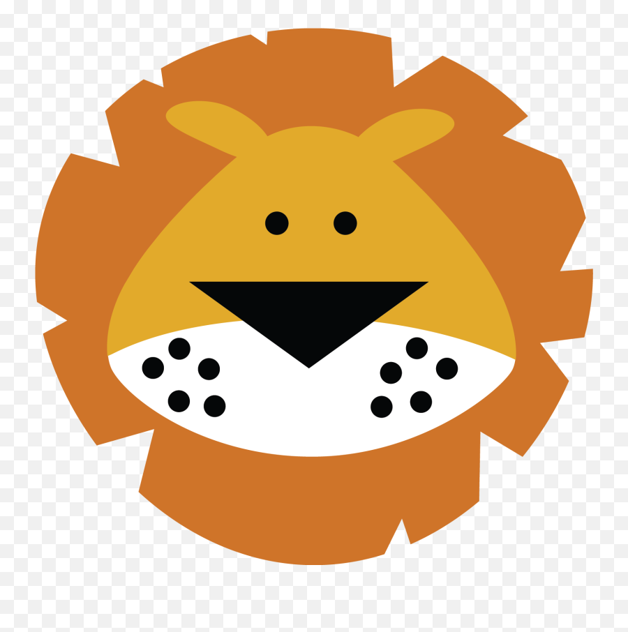47579 Face Free Clipart - Cartoon Lion Head Clip Art Emoji,Lion Face Emoji