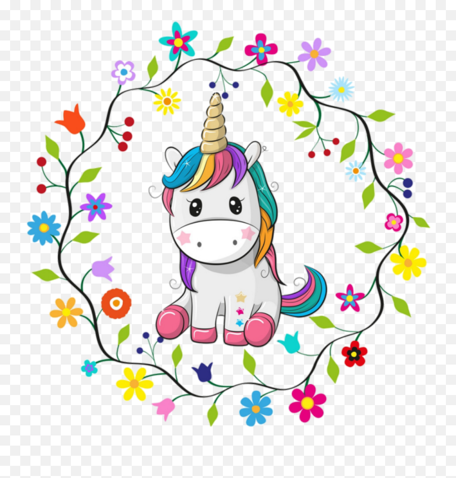 Freetoedit Sticker - Cute Cartoon Unicorn Emoji,Purple Squash Emoji