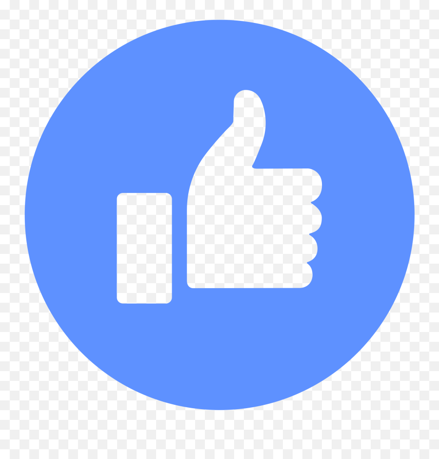 Facebook Like Emoji Png Transparent - Facebook Messenger Round Icon,Emoji Code For Facebook