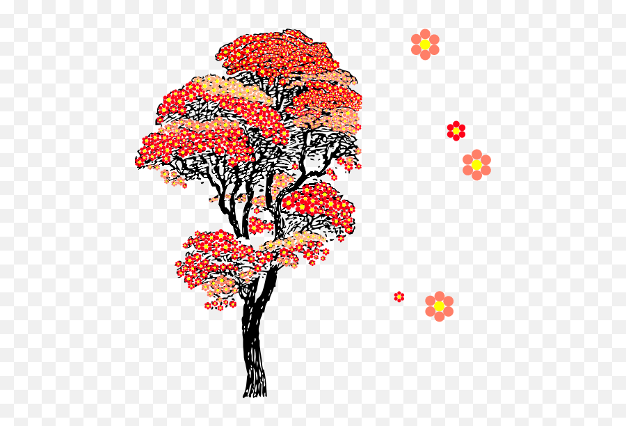 Royalty Free Public Domain Clipart - Japan Art Clipart Emoji,Japanese Flower Emoticon