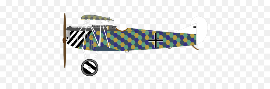Fokker D Vii Aeroplane Vector Image - Fokker Emoji,Plane Paper Emoji