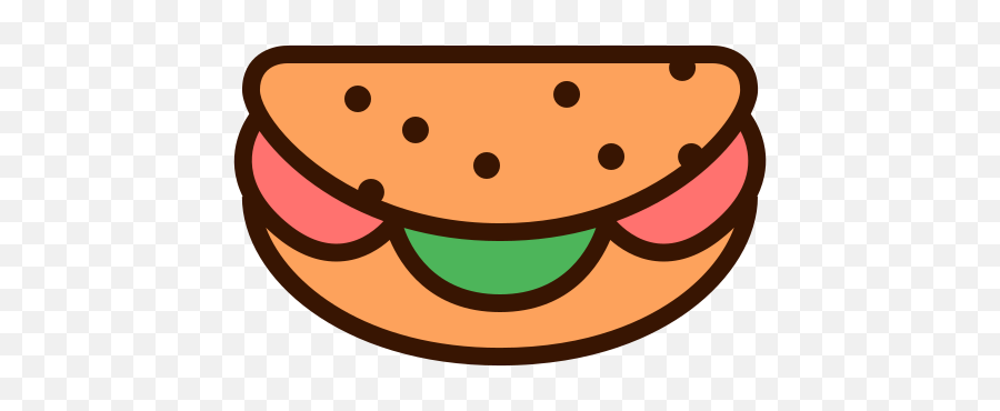 Taco - Clip Art Emoji,Lunch Emoticon