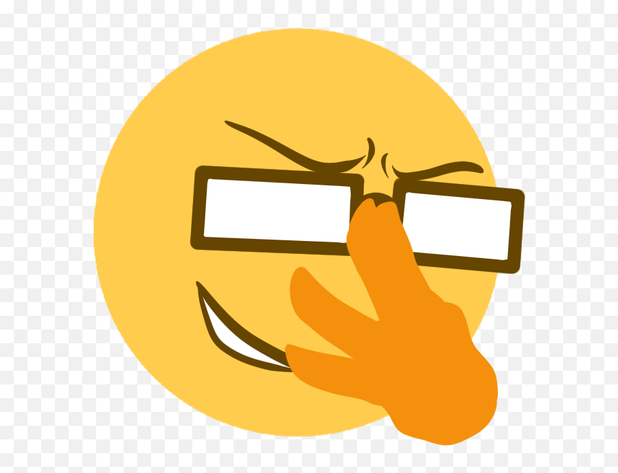 Sad Bees Anime Glasses Discord Just 3 - Transparent Background Discord Emojis,Anime Emoji