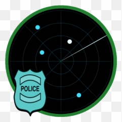 Police Radar Scanner 1 - Circle Emoji