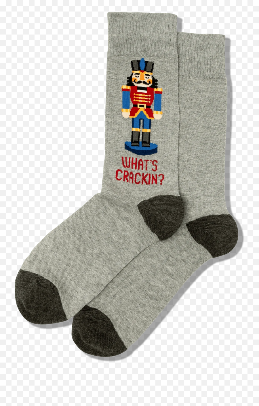 Mens Nutcracker Crew Socks - Sock Emoji,Emoticon Socks