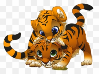 Tiger Clipart Transparent Clipground - Clipartix Baby Tiger Cartoon Emoji,Tiger Emoji