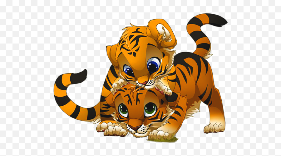 Tiger Clipart Transparent Clipground - Clipartix Baby Tiger Cartoon Emoji,Tiger Emoji