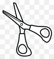 Black And White Scissors Clipart - Clip Art Scissors Black And White Emoji,Scissors Emoji