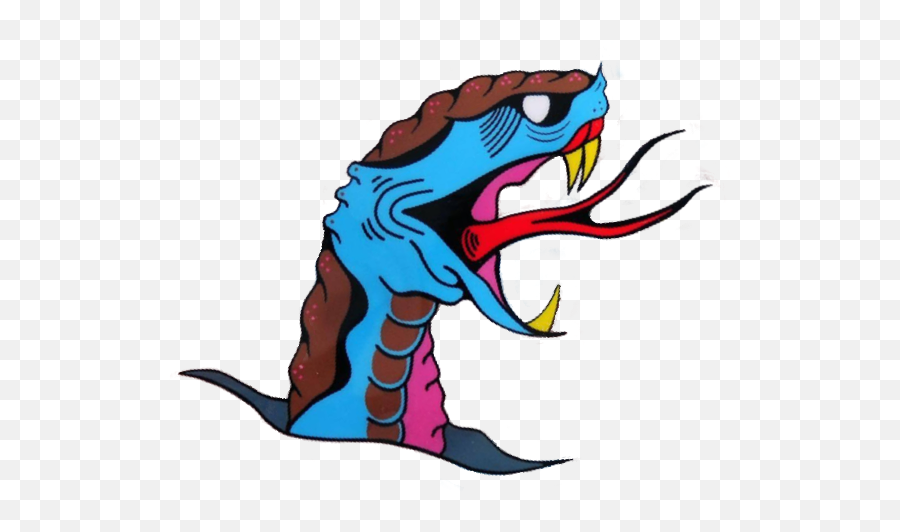 Predator Colorful Deadly Venom Fangs - Illustration Emoji,Predator Emoji