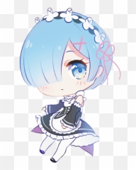 Anime cute chibi png PNG Image - Rem Zero Chibi Png Emoji