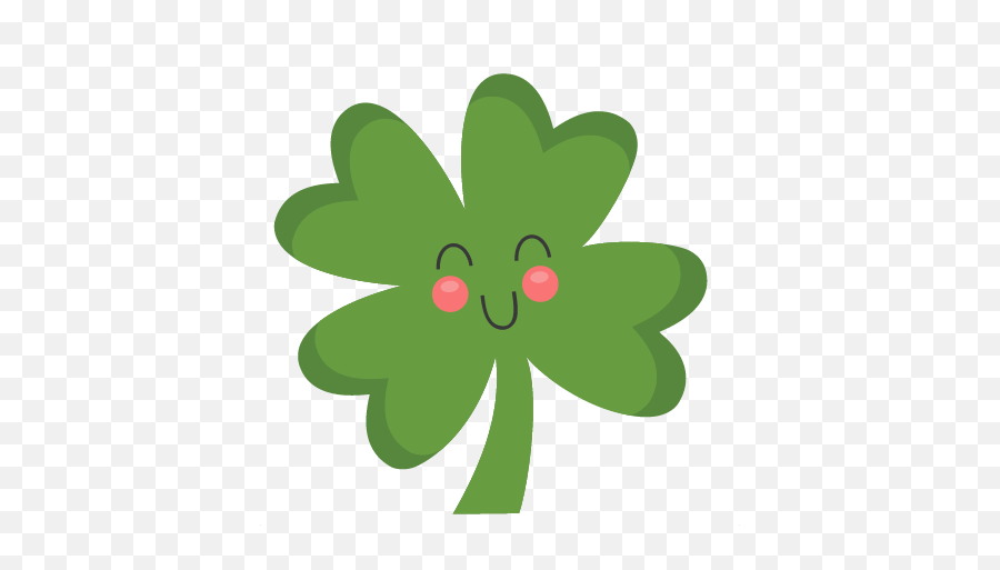 4 Leaf Clover Free Download Clip Art - Illustration Emoji,Shamrock Emoji