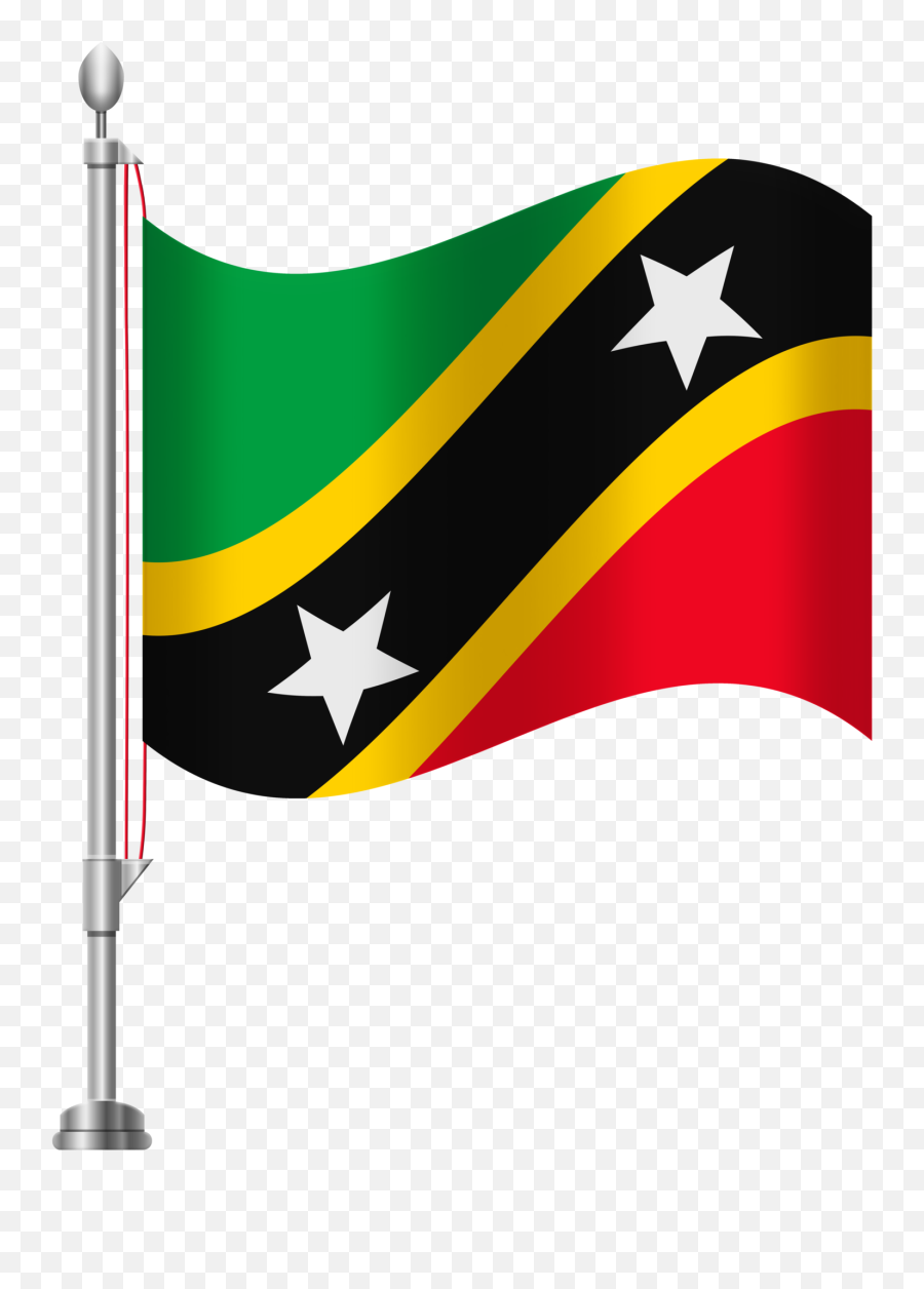 St Kitts And Nevis Flag Png Clip Art - St Kitts And Nevis Flag Png Emoji,St Lucian Flag Emoji