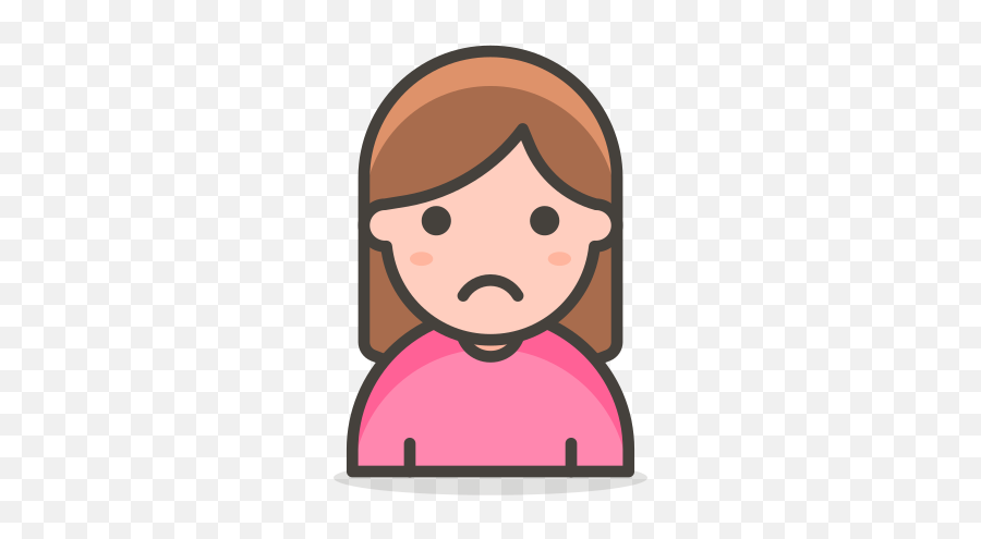 Woman Frowning Free Icon Of 780 Free - Artista Icono Emoji,Frowning Emoji