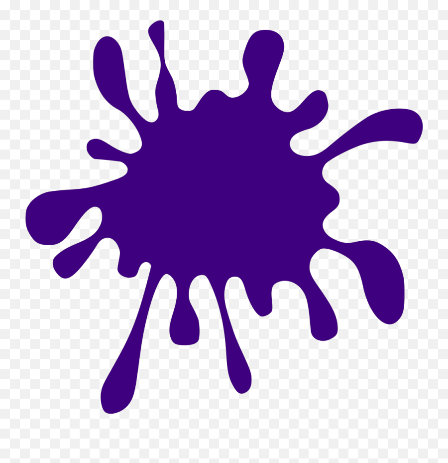 Blue Title Splat Png Svg Clip Art For Web - Download Clip Purple Paint Splatter Clipart Emoji,Splat Emoji