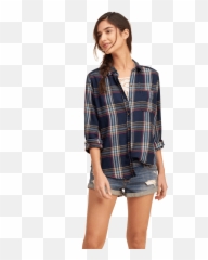 Hollister Easy Plaid Shirt - Eady Emoji