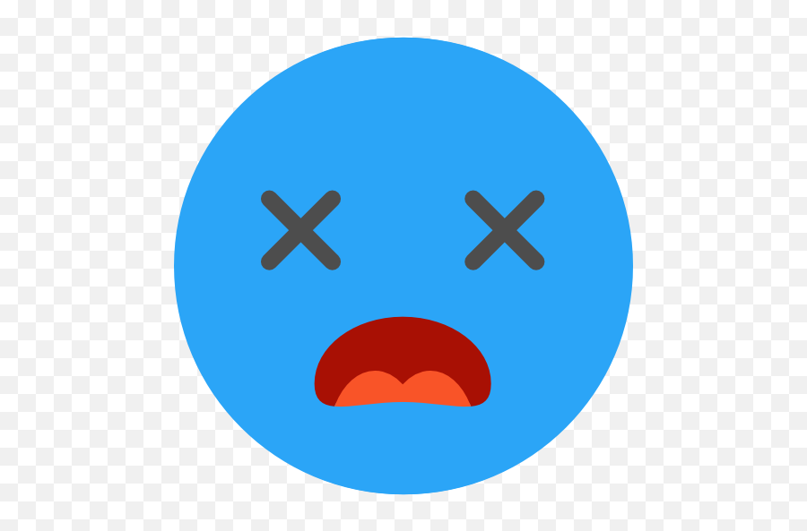 Shocked Feelings Smileys Emoticons Icon - Emoticon Emoji,X Emoji Png