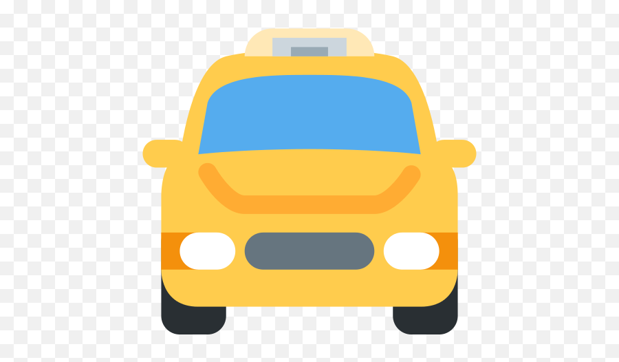 Twemoji 1f696 - Taxi Emoji Twitter,Door Emoji
