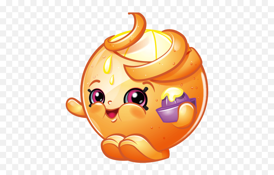 Shopkins Characters - Shopkins Orange Emoji,Apricot Emoji