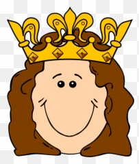 Queen Face Clipart - With Crown Emoji