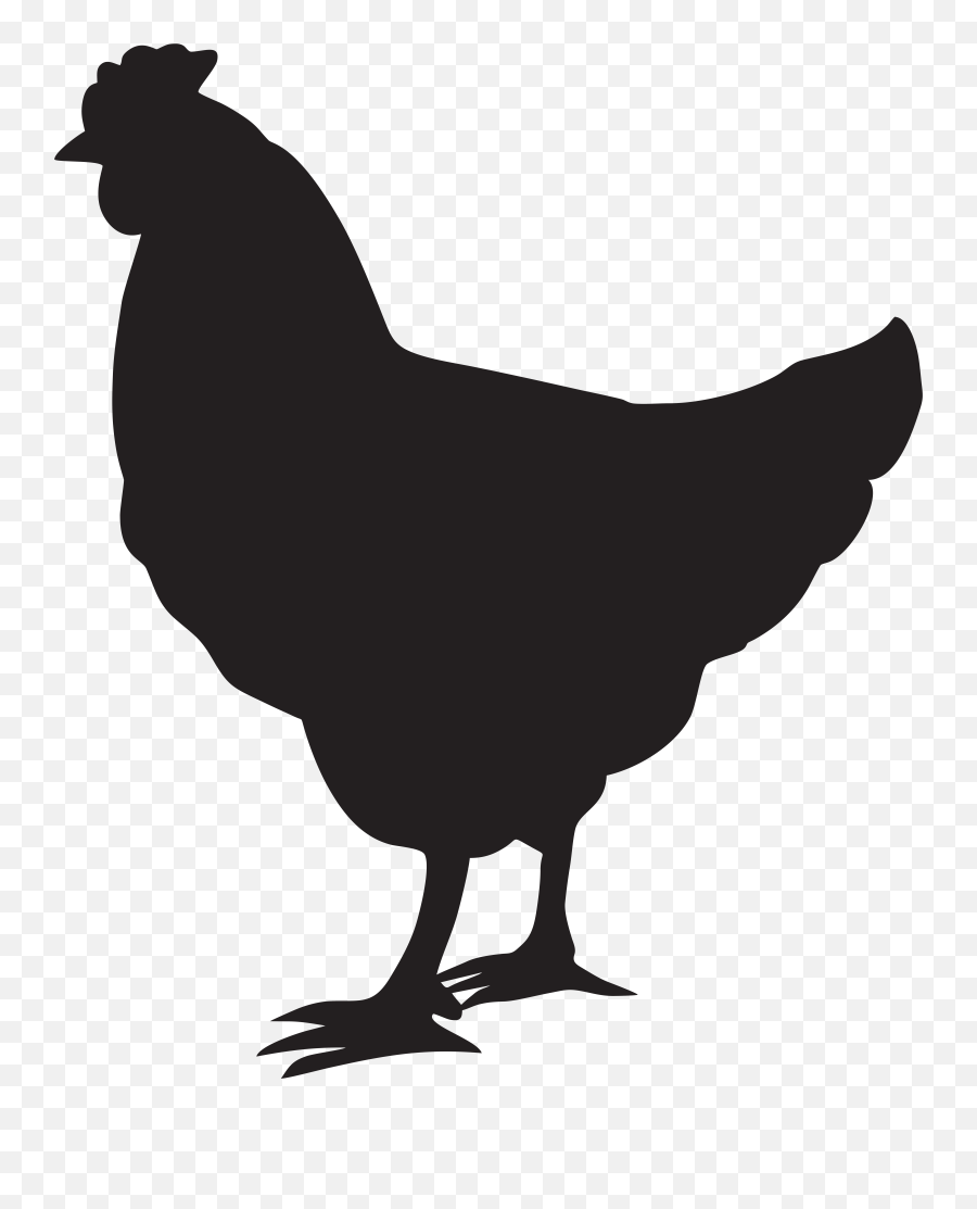 Chicken Silhouette Rooster Clip Art Emoji,Rooster Emoji