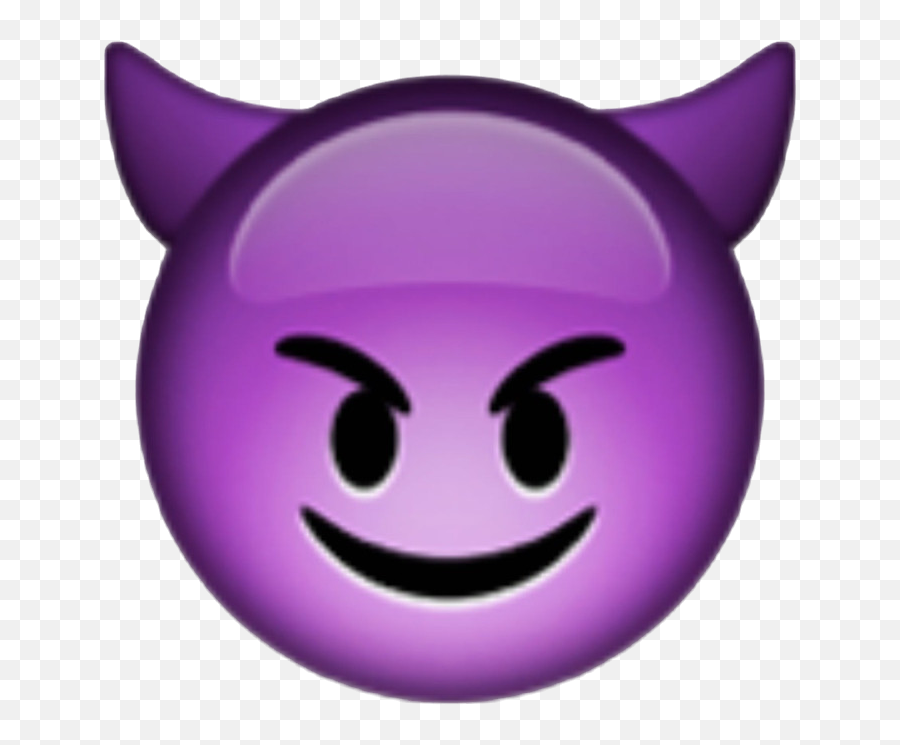 Purple Emoji Png Picture - Apple Devil Emoji,Purple Emojis