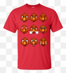 Womens Turkey Emojis Thanksgiving